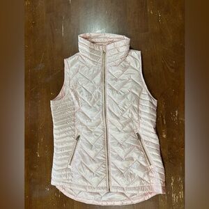 Calvin Klein Light Pink Quilted Vest